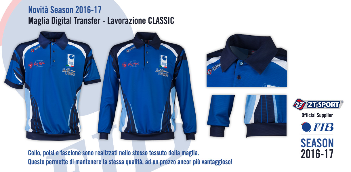 Federazione Italiana Bocce | Abbigliamento per le Bocce | 2T Sport